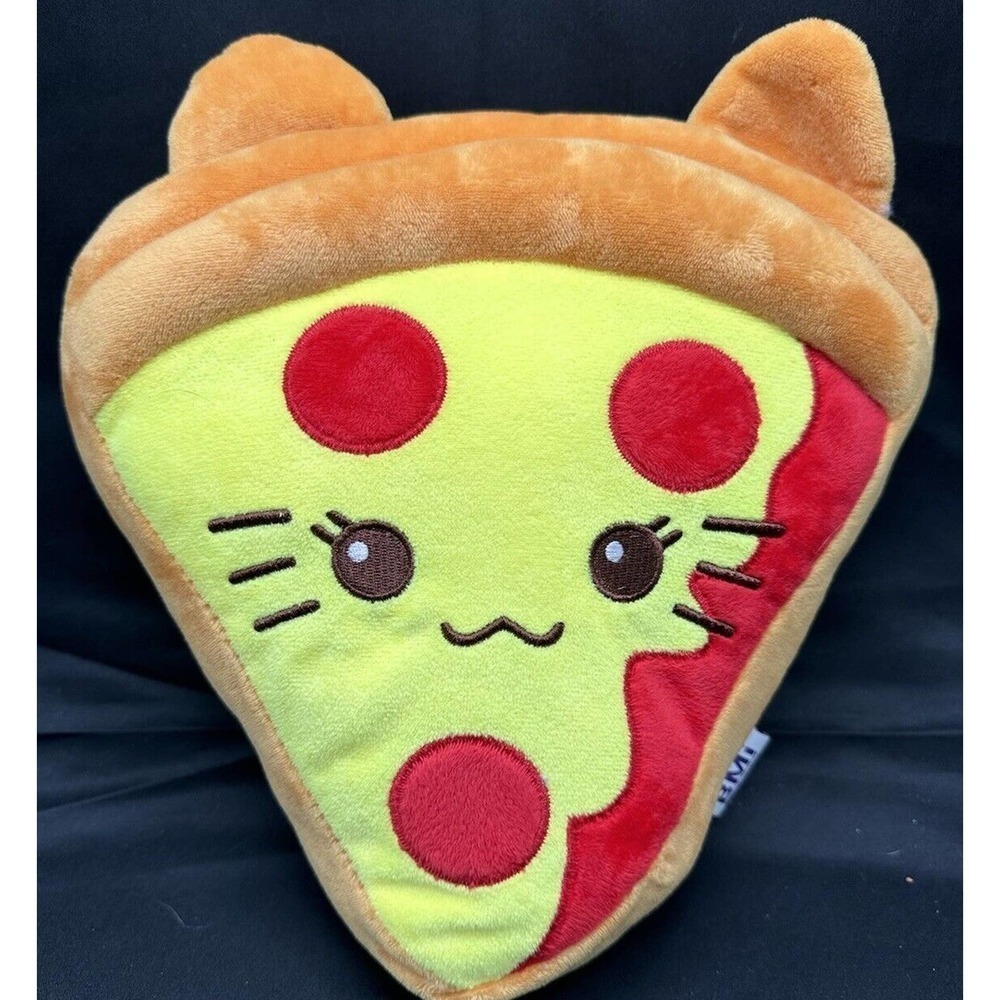 Kawaii Plush BMI Neko Kitty Cat Pizza Food Anthropomorphic Stuffed Toy 11”